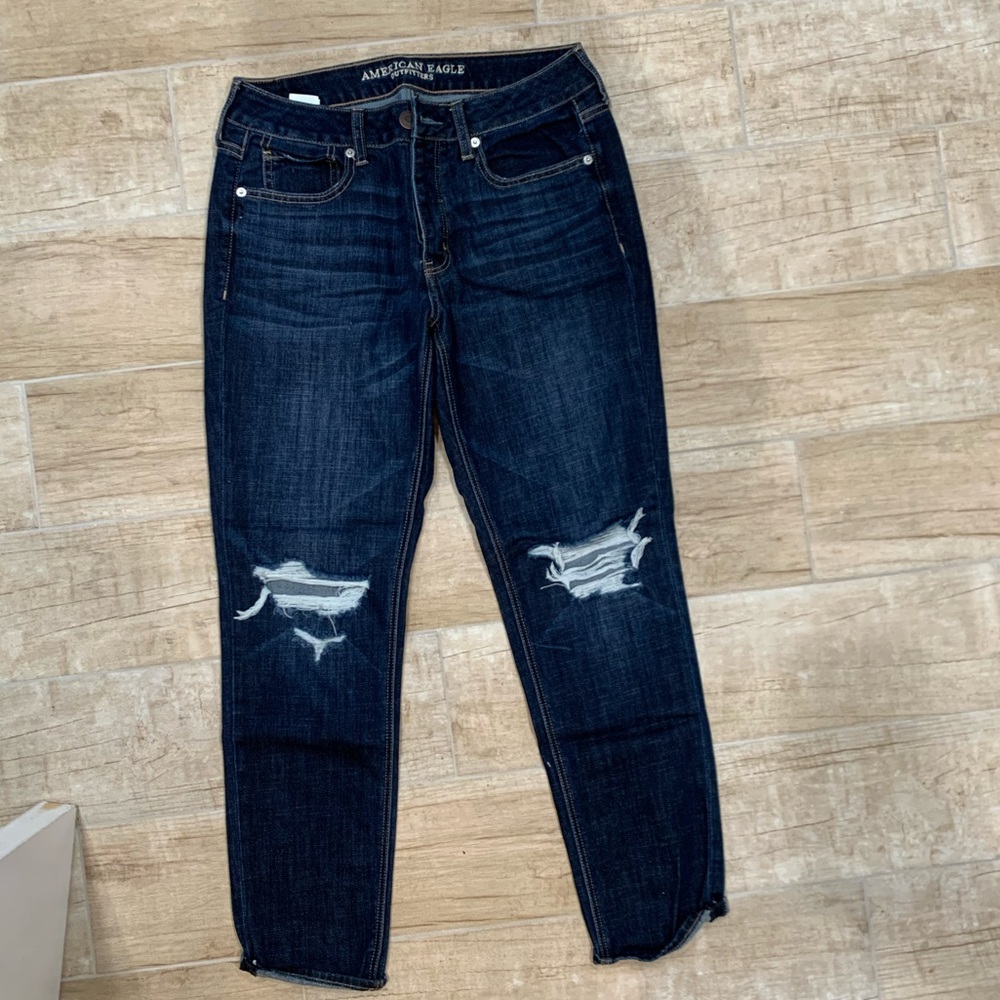 American Eagle Tomgirl Dark Jeans